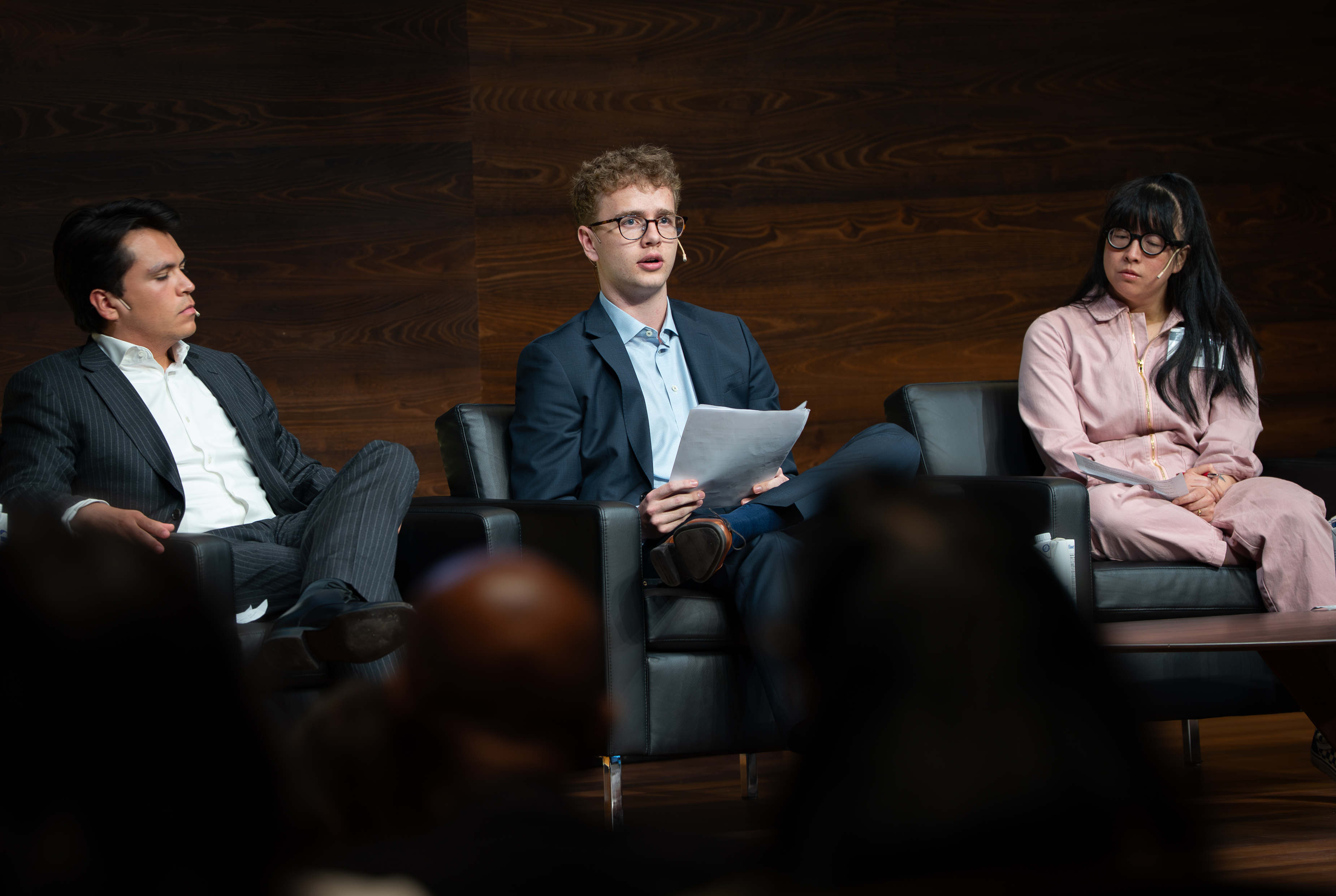 Jeff Klinck speaking on a panel at the CIGI Digital Policy Hub research conference